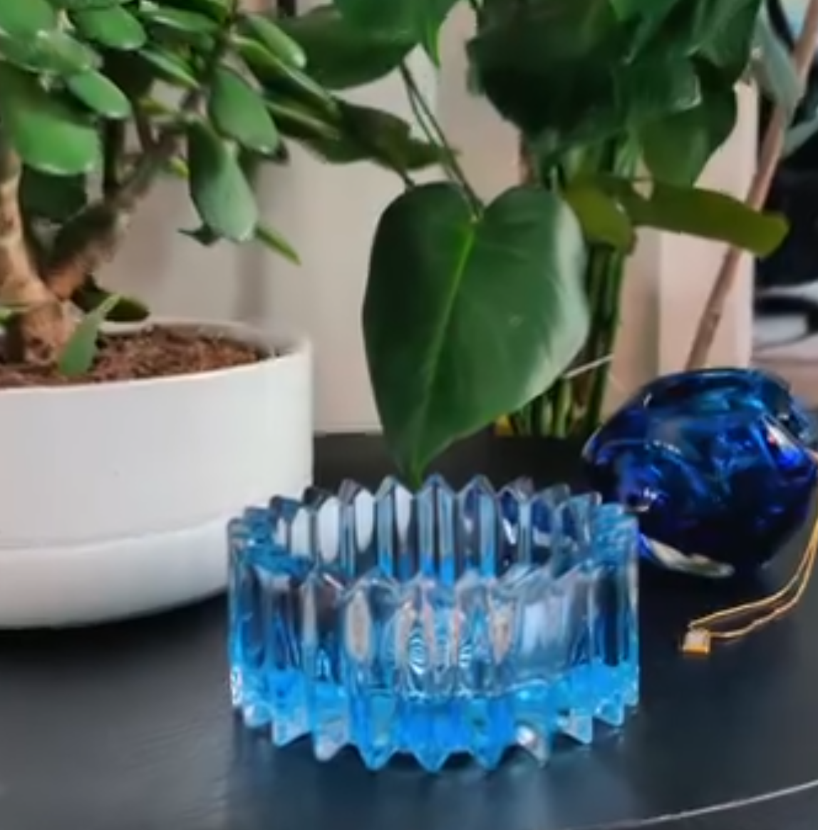 1950's Sowerby Modernist Glass Bowl