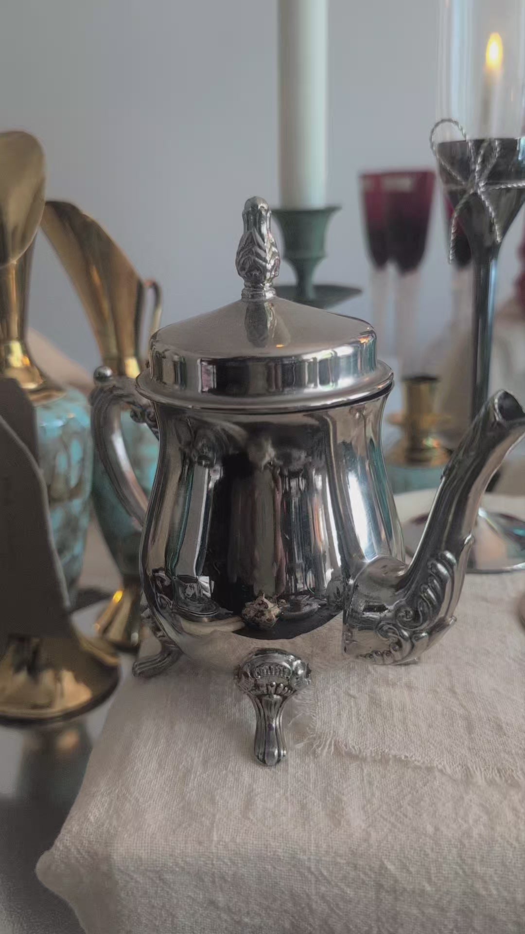 Silver Afternoons | Post-1940s | England | Silver plated Tea pot