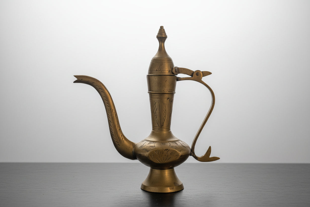 Brass Dallah (Genie) Teapot