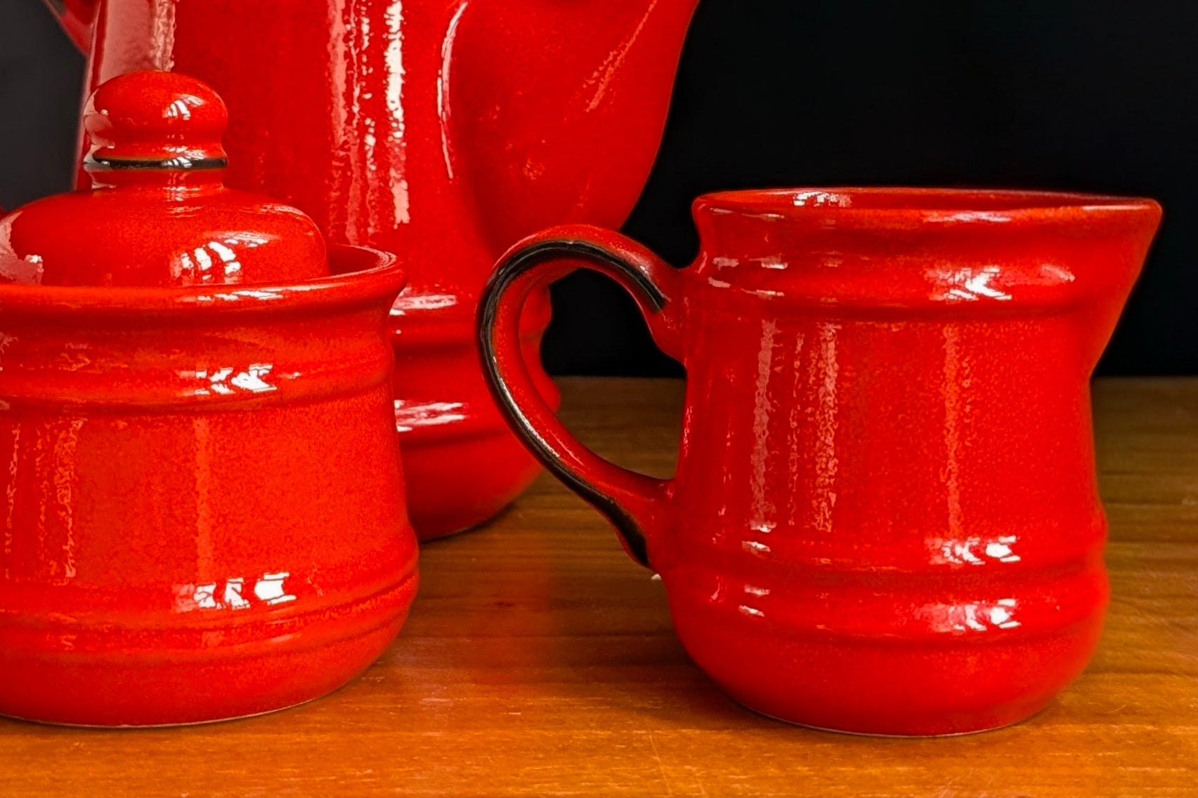 1970's Mid Century Ceramic Tea Serving Set