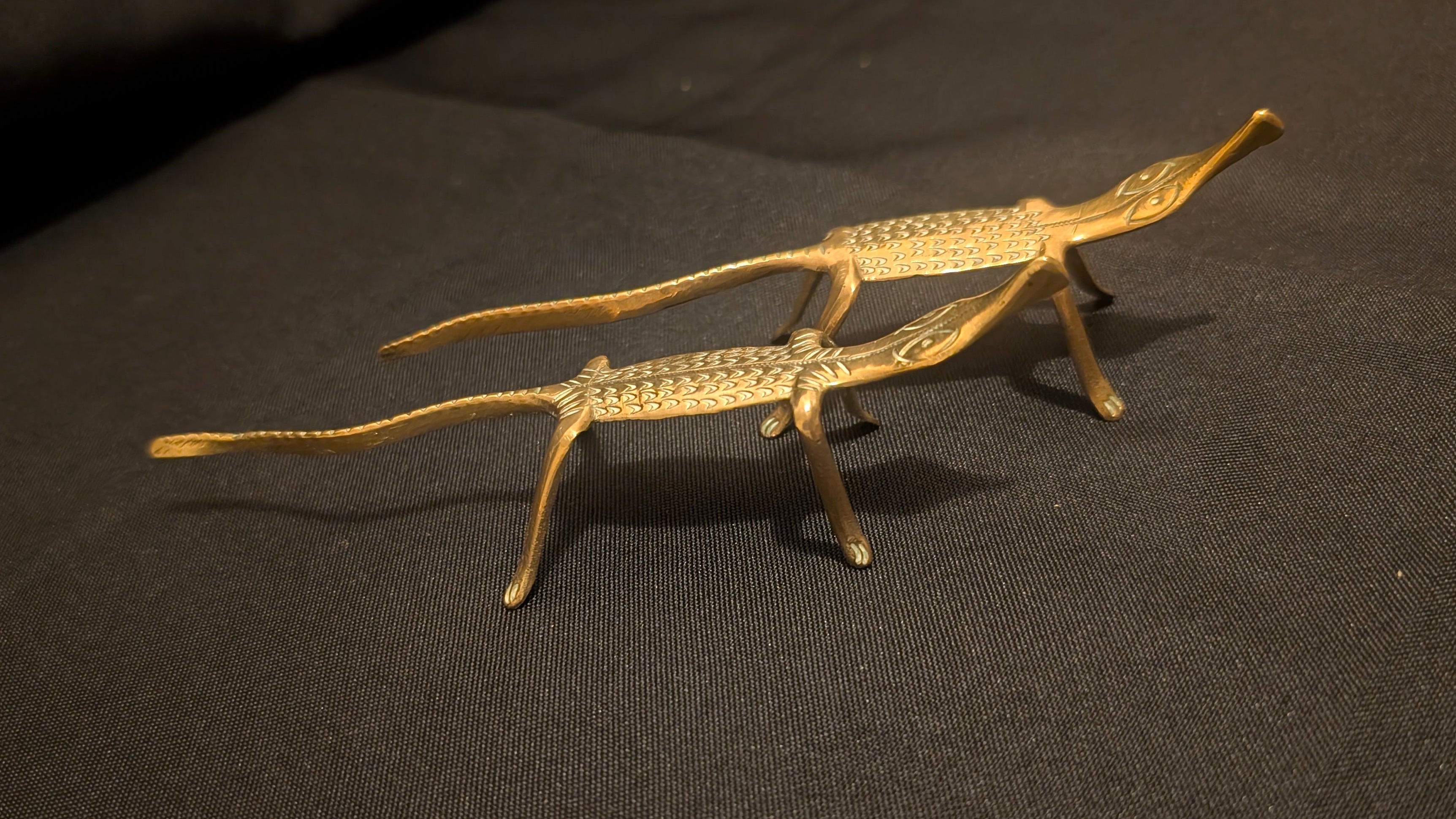 Brass Gecko Knife Rests