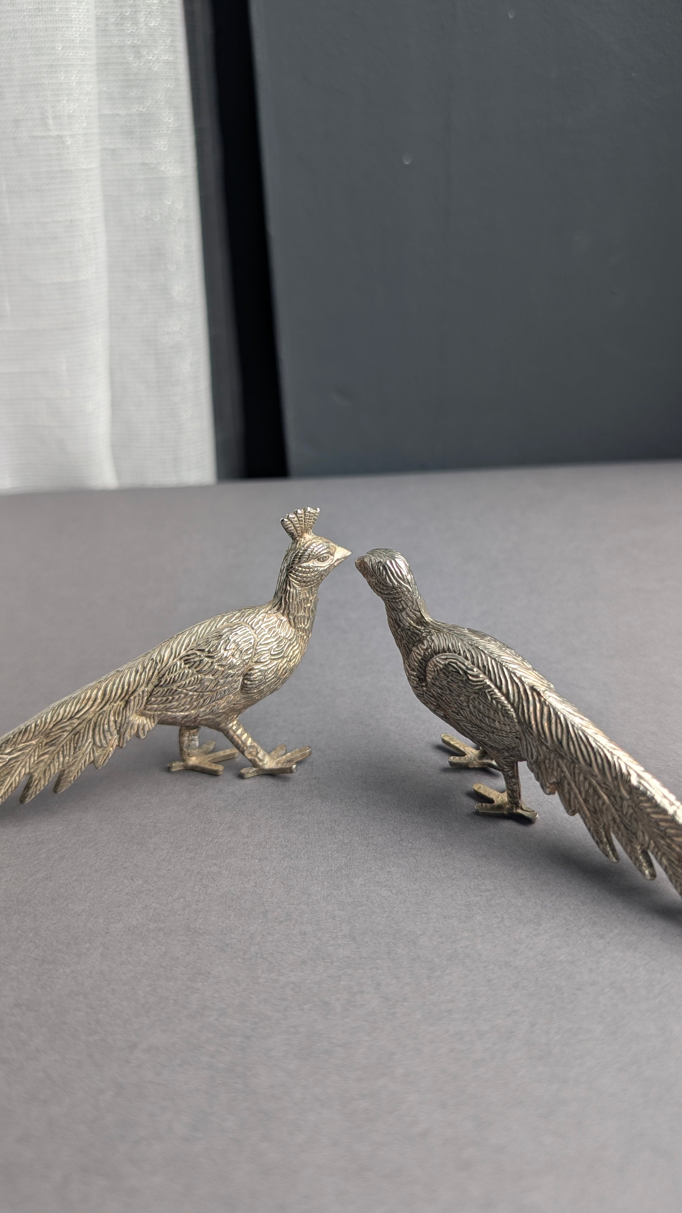Dinner Party Pheasants
1960s | Madrid, Spain | Silver Plated menu holders